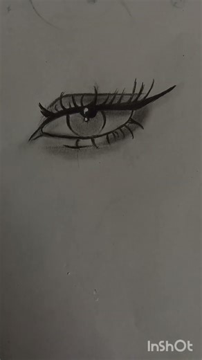 easy cool eye drawing👁️‍🗨️😉😍😊 step by step ✌️🤗 rate my drawing 😊||#drawing #art #eyes #sketch #cool