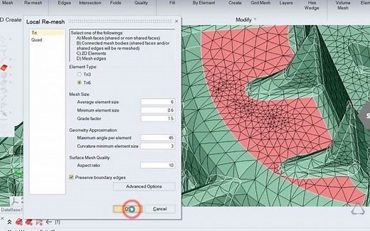 Simlab网格编辑教程1