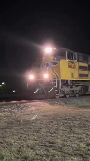 Epic UP 8438 SD70ACe Thundercab leads M-OLAG in Harlingen, TX #train #unionpacific #shorts