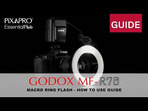 How to use the Pixapro/GODOX MF-R76 Macro ring Flash