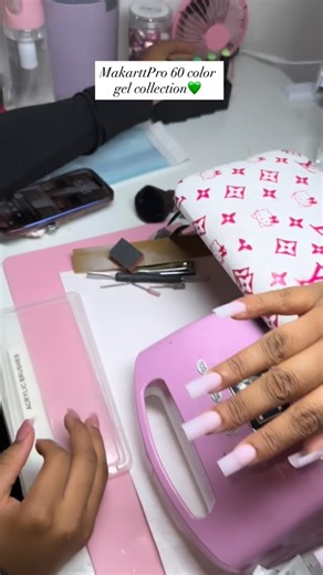 Dajanae💕Bay Area/Oakland Nail Tech on Instagram: "These green gels💚 @makarttpro 60 color gel collection has all the colors you need . Use code “dajanae25 at checkout for $$ off order 💅🏽 Follow my daughter nail page @nailzby_kirah Want to be your own boss?! “Nail tech Get our Ebook “The ultimate beginner nail guide” If you’ve been dreaming of starting your nail business, gaining loyal clients, and creating a career you love — this is your sign. 📖 Packed with tips, strategies, and insider sec