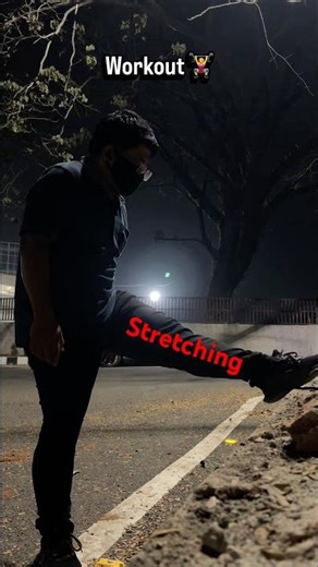 Stretching and push-ups | #fitness #stretching #pushups #workout