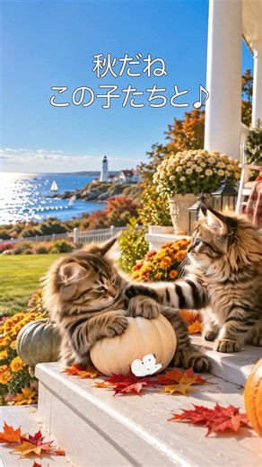 Cape Cod Cat Morning Lofi 🎃 朝の作業用BGM #shorts