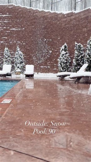 The Swiftwater on Instagram: "Our indoor/outdoor pool is heated to 90° year-round!"