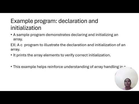 One dimensional array