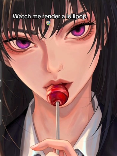 Digital Drawing: Lollipop Rendering Process