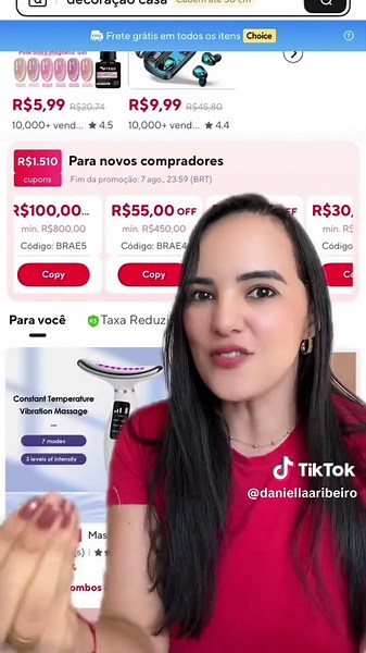 🛍️ Quem mais ama encontrar ofertas incríveis sem sair de casa? No AliExpress você encontra milhões de produtos com preços que cabem no bolso, desde eletrônicos e itens para casa até moda e beleza. ✨ 💥 Até 70% de desconto 💥 itens a partir de R$ 5,99 🚚 Entrega rápida 🔒 Compras seguras Eu já estou aproveitando as ofertas e montando minha lista de desejos! 😍 #AliExpress #ComprasOnline #Achadinhos #Promoção #Ofertas