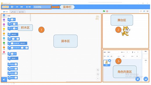 第一课，初识scratch