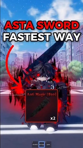 How To Get Anti Magic Sword FAST! #roblox #sailorpiece
