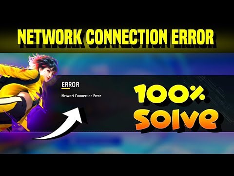 Network Connection Error problem Solved for free fire Max
