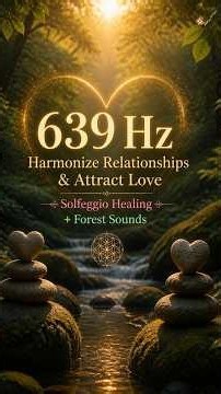 639 Hz – Harmonize Relationships & Attract Love 💚 Solfeggio Healing Music + Forest Sounds