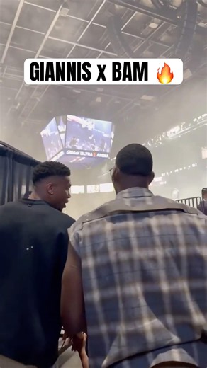 Heat’s new duo linked at the Aces game 🤝 (via @DemiLobo)