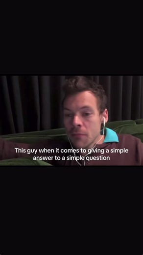 Harry Styles: Master of Simple Responses