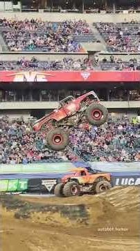 Monster Truck Goes FULL THROTTLE #Shorts #shortsfeed #youtubeshorts
