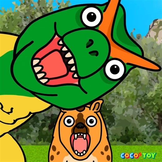 Ep.6｜The story of how I met dinosaurs #shorts ｜dinosaurs story｜CoCosToy