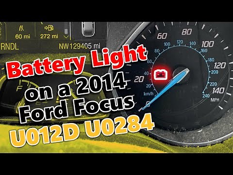2014 Focus with the Battery Light On U012D U0284