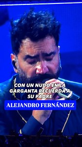 Con un nudo en la garganta #alejandrofernández canta “A mi manera” 🎤🥺 recordando más que nunca a su papá #vicentefernández 💕🎶 ¿Qué te pareció? 👇🏼 | La Mejor