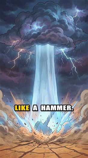 How does a storm create a sand wall?