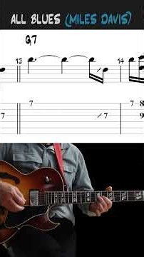 All Blues (Miles Davis) - Melody for Guitar