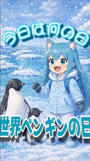 今日4月25日は世界ペンギンの日🐧南極に暮らすアデリーペンギンがこの時期に北へ移動し始めることに由来します。ペンギンの生態や地球環境について考えるきっかけの日です。#今日は何の日 #世界ペンギンの日