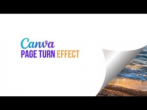 How To Make Page Turn Effect in Canva