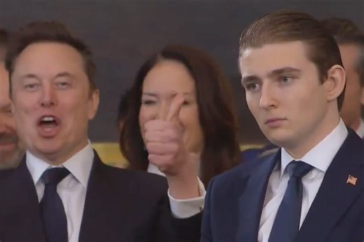Elon Musk And Barron Trump's 'Very Different Energy' Noticed As Pair Sit Next To Each Other At Inauguration