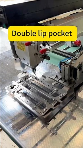 How to make a double lip pocket for business suit