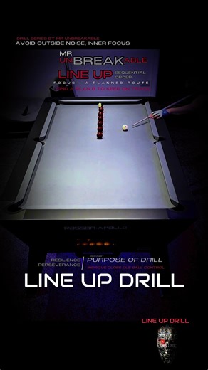Mastering the Line Up Drill in 8-Ball Pool