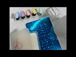 Layered nail stamping tutorial using clear jelly stamper
