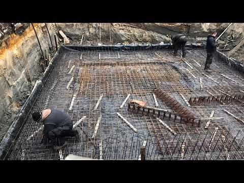 how to build a basement- basement slab pour , formwork , rebar and concrete , week3 pt3