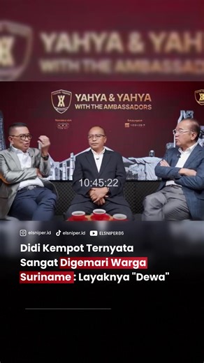 DIDI KEMPOT DICINTAI WARGA SURINAME🇸🇷🎤🎶 Didi Kempot adalah Penyanyi Dangdut yang terkenal dengan tembang “Pamer Bojo” nya yang ternyata sangat digemari oleh orang Suriname. Uniknya, Suriname merupakan negara yang memiliki banyak persebaran orang dengan suku Jawa. Jawa menjadi bahasa yang sering dan terkenal oleh orang Suriname. Maka dari itu, Didi Kempot menjadi sangat digemari oleh orang Suriname. #suriname#didikempot#dangdut#lagu#campursari