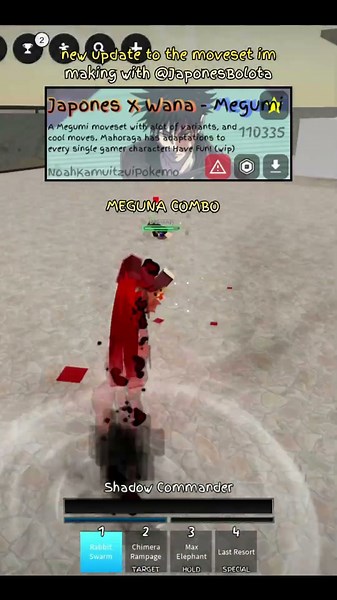 MEGUNA VARIANTS #jjs #roblox #jjkgame #jujutsushenanigans #jjk #skillbuilding #jjk #jujutsukaisen