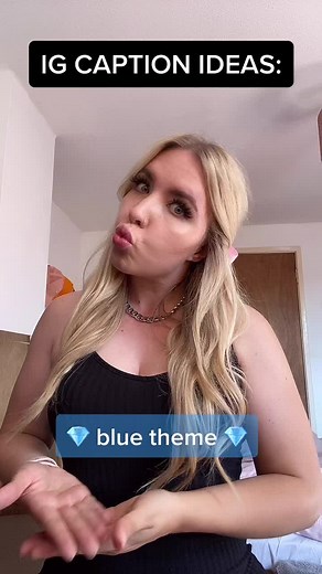 Creative Blue Instagram Captions for a Stylish Feed