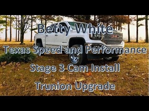 Trunion Upgrade and Cam Install for L86 6.2 LT - Project Betty White