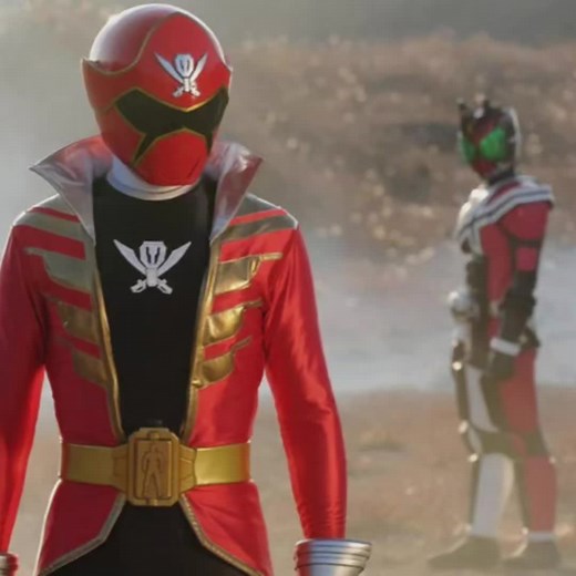 Gokaiger vs Kamen Rider Movie Highlights