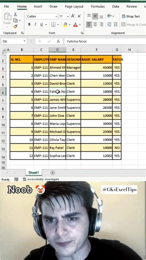 Fix This Excel Problem in 5 Seconds 😱 #excel #exceltips #exceltricks #spreadsheet #shorts