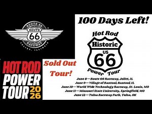 Only a 100 days till the start of the Hot Rod power tour! #powertour