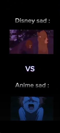 Disney Crying Vs Anime Crying