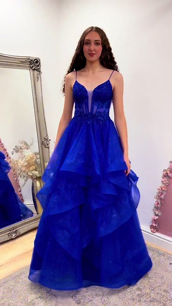 Stunning Tulle Prom Dresses in Teal and Red