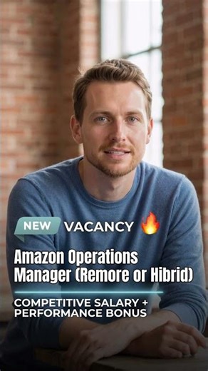 🚀 We’re Hiring: Amazon Operations Manager (US / CA / UK / EU Markets)