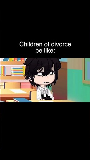 Children Of Divorce Be Like | Gacha Life #Shorts