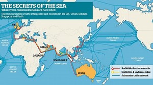 Inilah Peta Kabel Internet Bawah Laut di Dunia, Waw