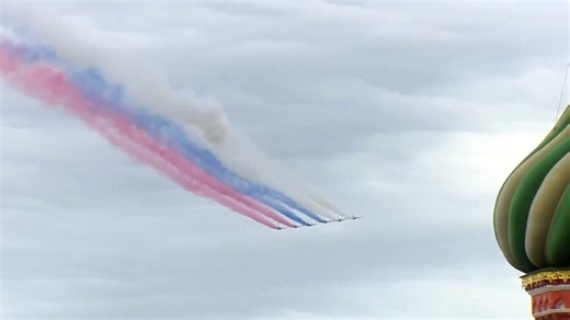 Russia held its most scaled-back Victory Day parade in years due to the threat of attack from Ukraine https://t.co/QvSUuOGUVw