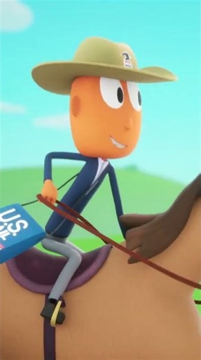✉️Mr. Zip's Pony Express!🐴📫🏇 ‪@mailwithmrzip‬ | Fun Mailman Cartoons & Kids Songs #shorts