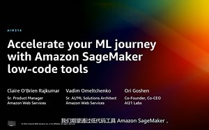 通过低代码工具Amazon SageMaker推动机器学习历程