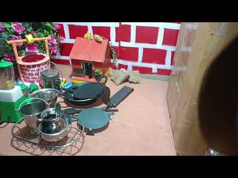 Mini kitchen set unboxing and Review video