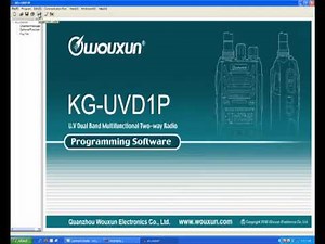 Programming Wouxun KG-UV2d