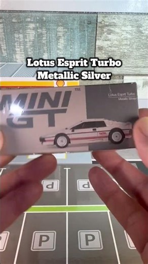Lotus Esprit Turbo Metallic Silver | 1:64 Mini GT #short #minigt #lotusesprit