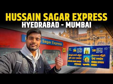 12702 Hussain Sagar Superfast Express Hyderabad - CSMT Mumbai | Train Journey | ‪@DiwakarGupta‬