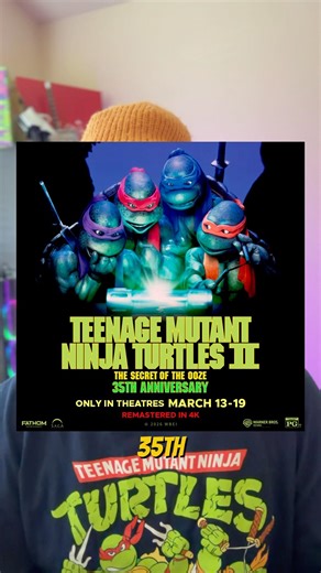 TMNT II back in 4K. One week only. Go Ninja Go. #TMNTII35 #ninjaturtles #TurtlemaniaReturns #TMNT